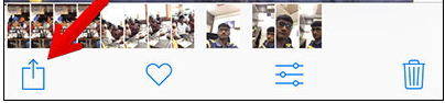 click share button