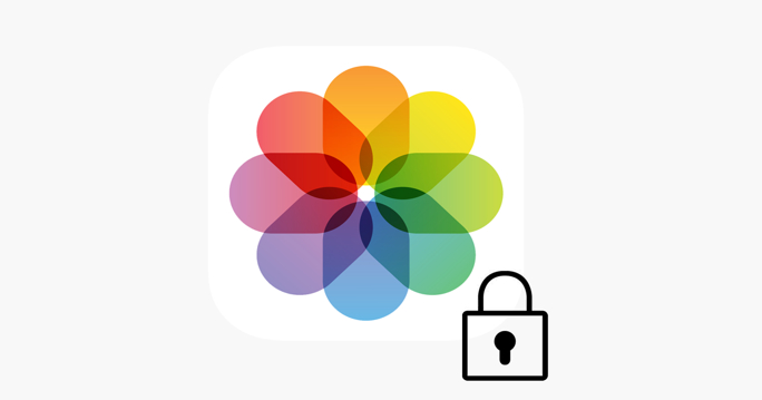 how to lock photos on iphone