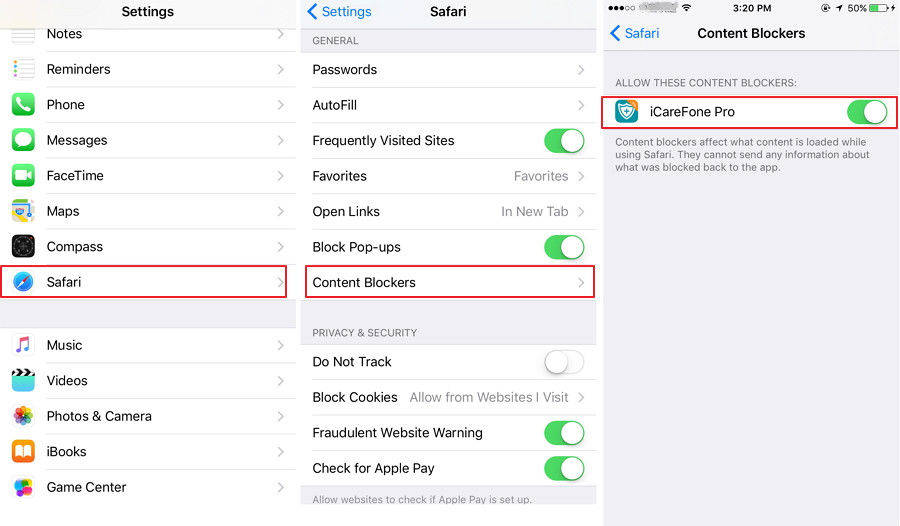 safari ads blocker for ios 10