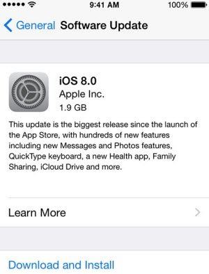 how to prepare for ios 8 update