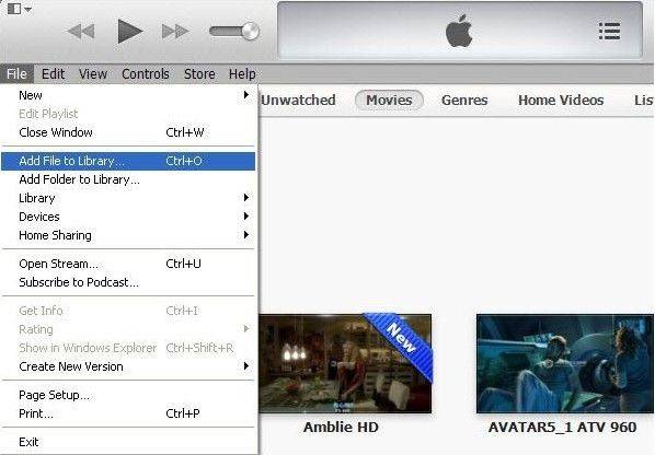 import videos to itunes