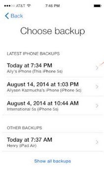 transfer contacts from iphone to iphone 6