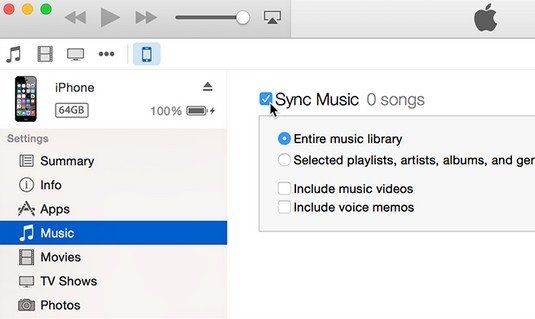 choose music