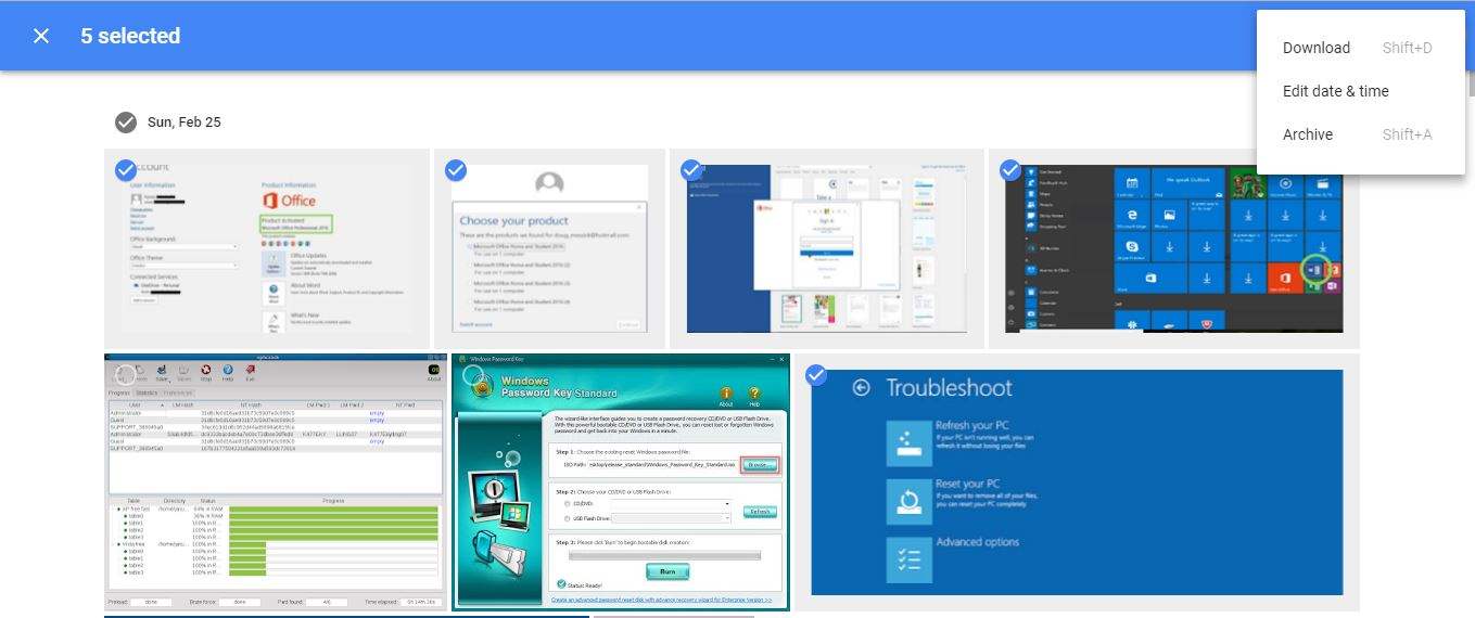 download photos from google photos to laptop