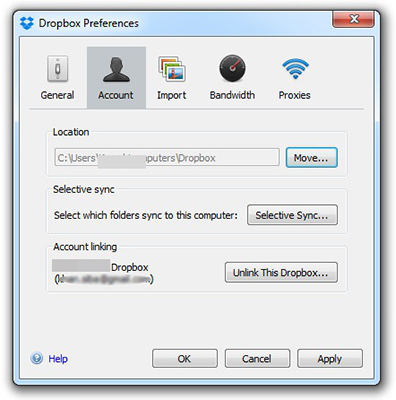 dropbox desktop app mac not sharing no internet connection