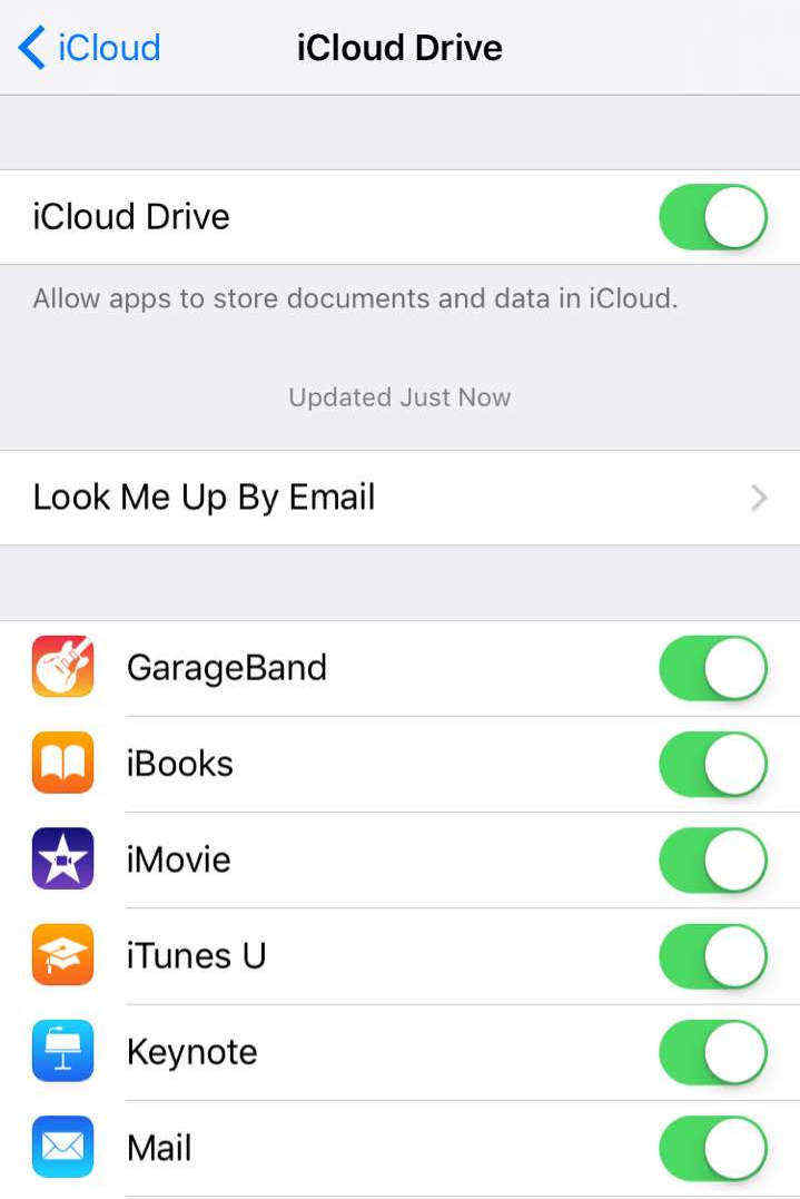 enable find my iphone icloud