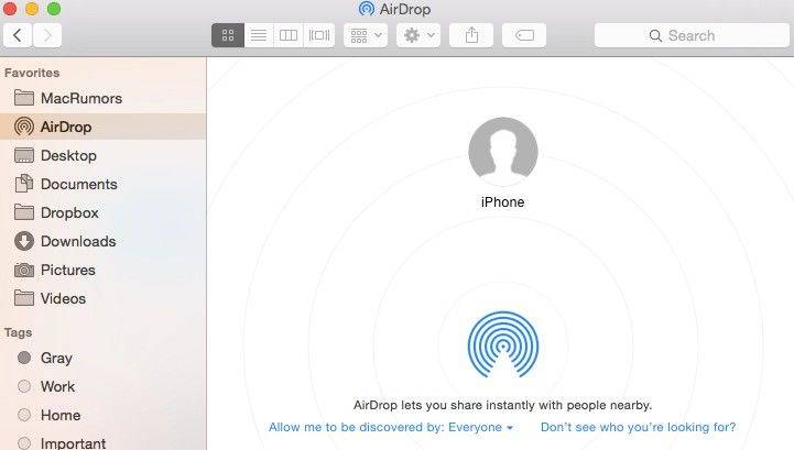 how to transfer mp3 from mac to iphone using airdrop