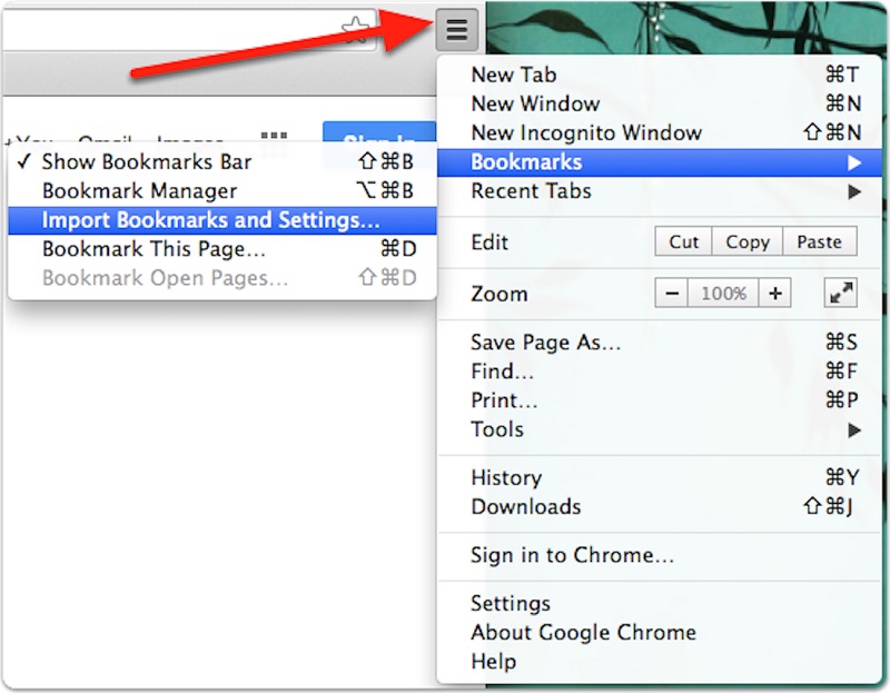 import safari history to chrome