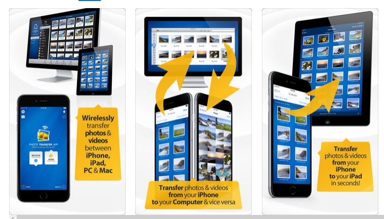 photo transfer app to transfer photos from iphone to pc