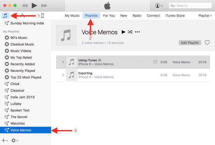 simple recorder app importing files from voice memos