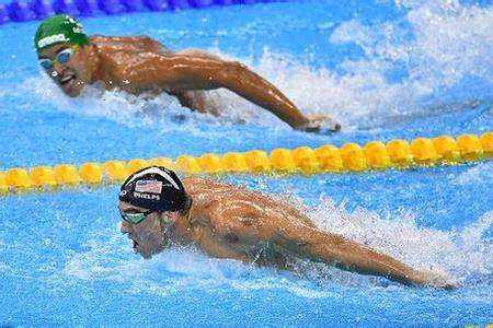 exciting moments of swimming