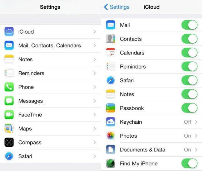 sync iphone bookmarks with icloud