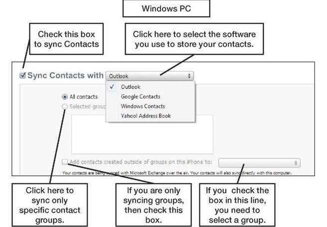 sync contact