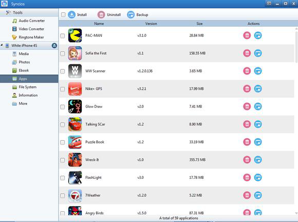 best iphone music manager - syncios
