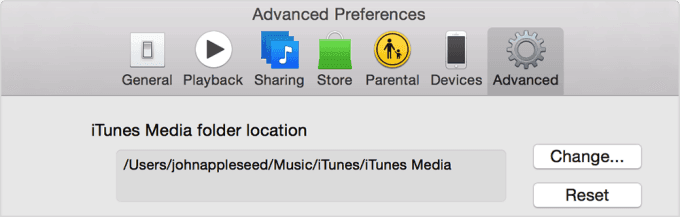 export itunes libary