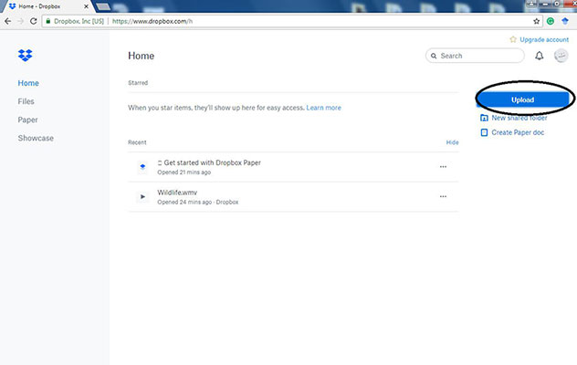 how to add video files to iphone with dropbox