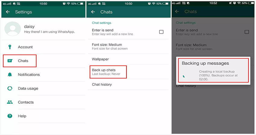 whatsapp backup