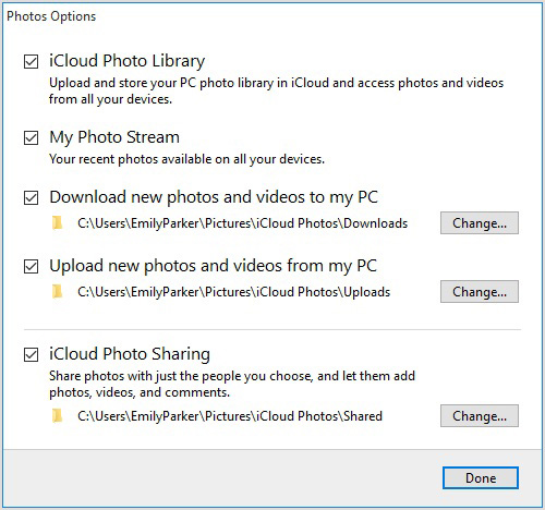icloud photo library