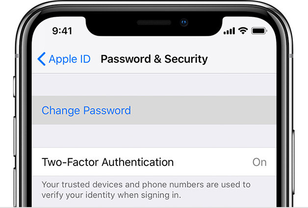 change password