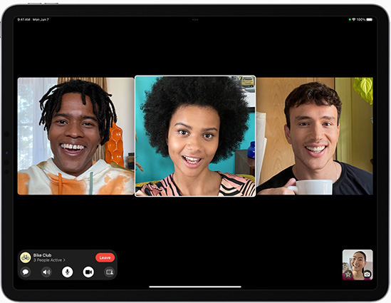 ipad os 15 facetime