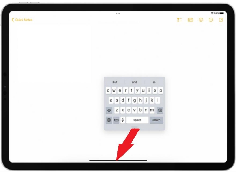 iPad Keyboard in Middle of Screen? Few Minutes to Fix