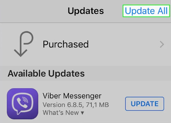 update all