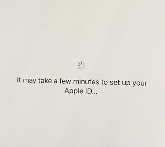 iphone 12 stuck on setup