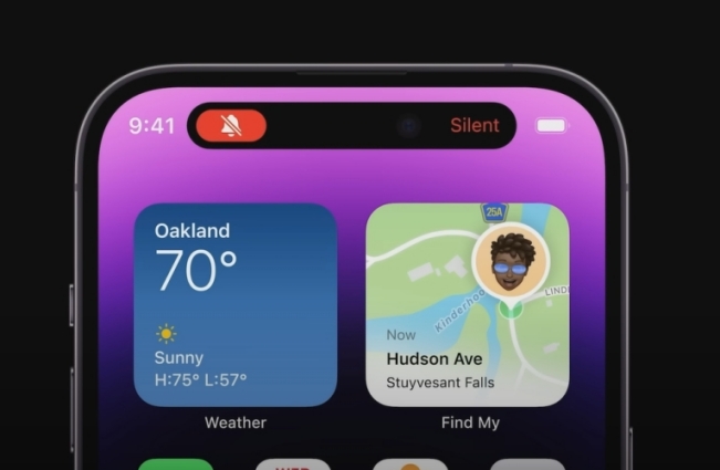 iphone 14 pro dynamic mute icon