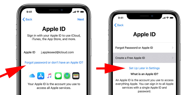 apple id iphone 15