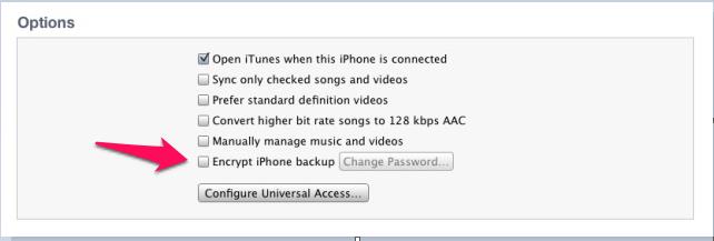 encrypted iphone backup password forgotten