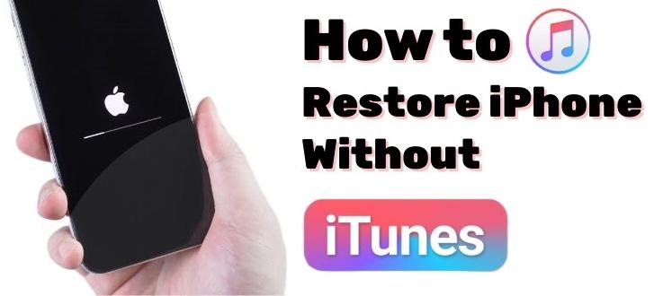 iTunes 없이 iPhone 백업 복원