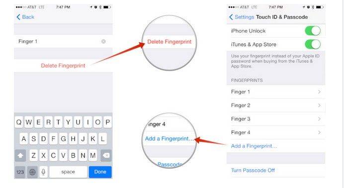 fix iphone 5s touch id issue
