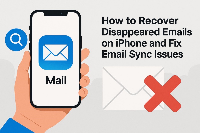 email disappeared from iphone