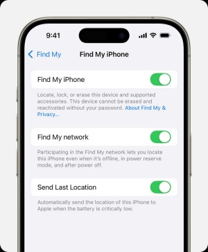 停用尋找我的iPhone