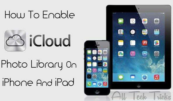 enable icloud photo library