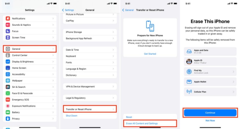 erase your iphone