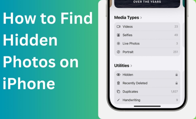 how to find hidden photos on iphone