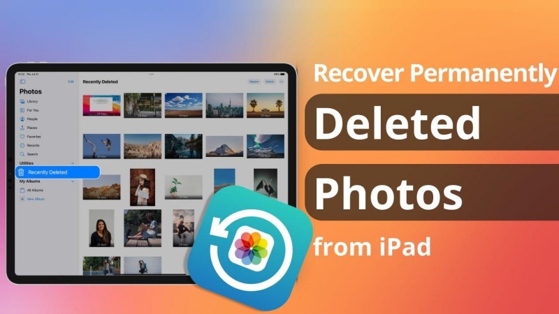 how to recover deleted photos from ipad    