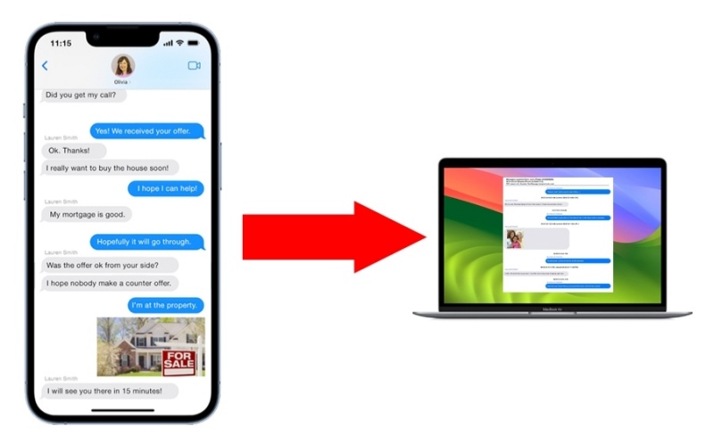 how to save texts from iPhone to computer