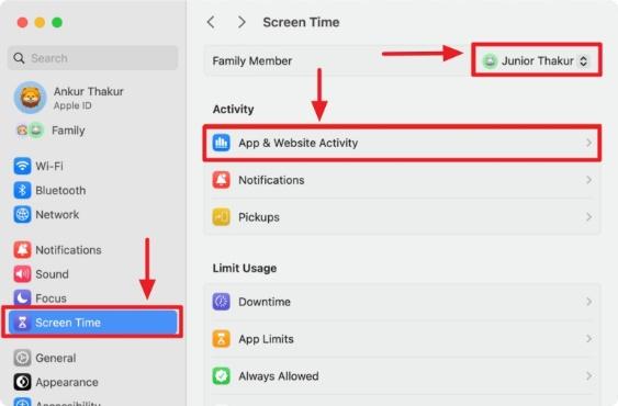 open settings