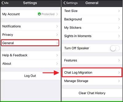 Open the settings 