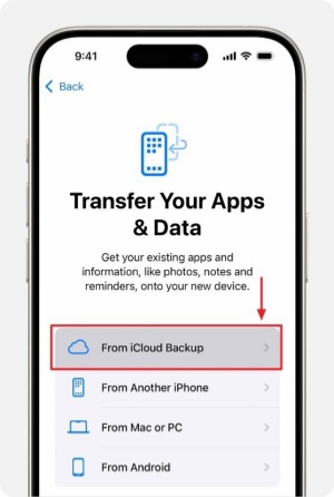  restore the device data  