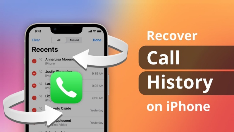 retrieve deleted phone calls on iPhone