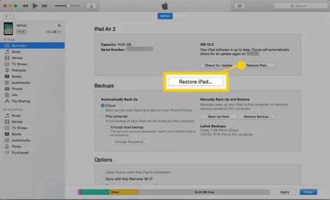 retrieving the deleted text messages from itunes 
