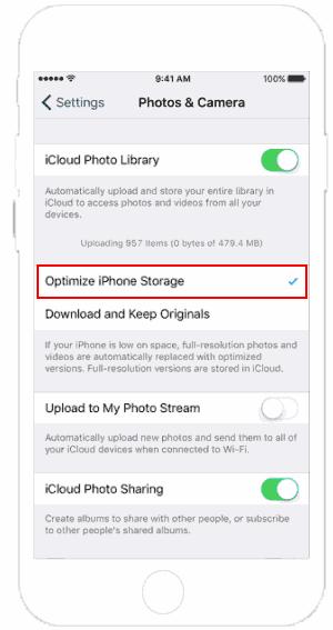 toggle off the optimization 