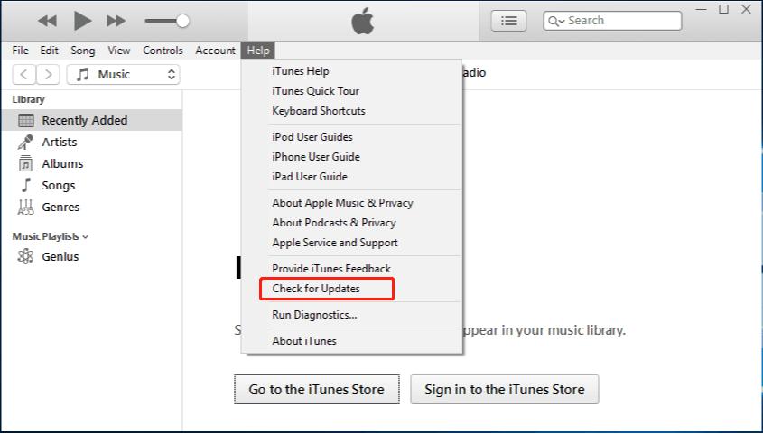 update itunes