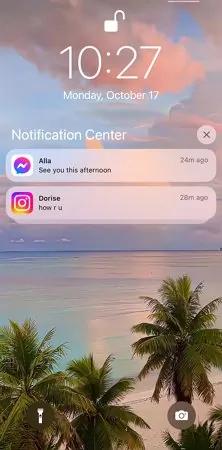 view the old notifications