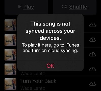apple music not syncing