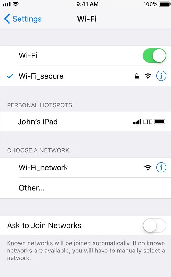 connect wifi network