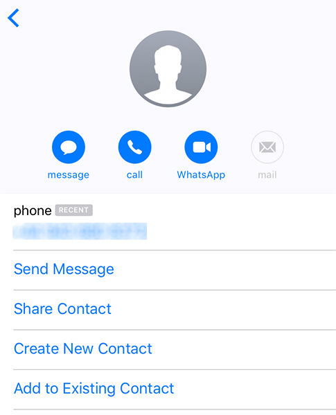 create new contact